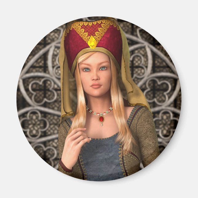 Imã Dama Medieval (Frente)