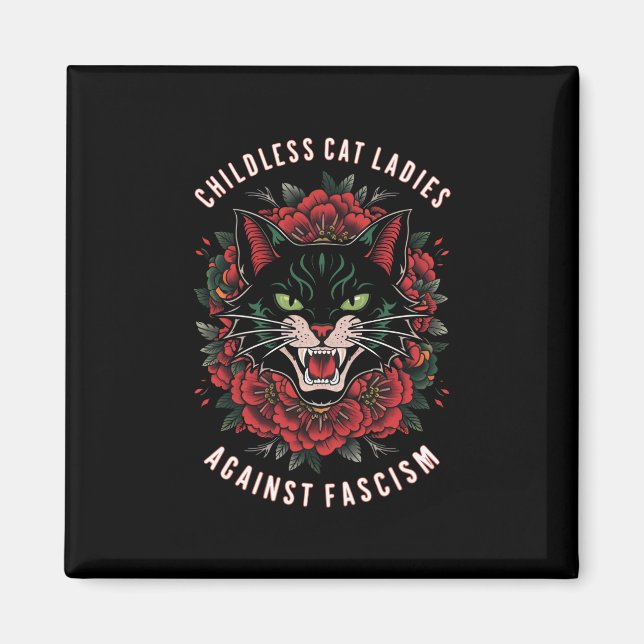 Imã Damas de Gato sem Filhos Contra o Fascismo (Frente)