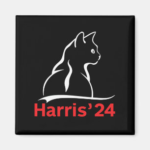 Imã Damas dos Gatos para Kamala Gato 2024 Presidente K