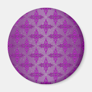 Imã Damasco de Duas Cores Roxo