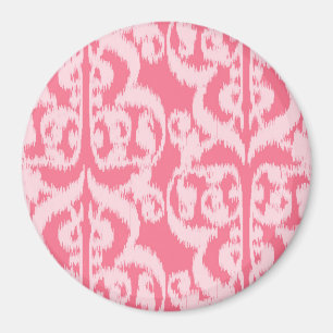 Imã Damasco do Moorish de Ikat - máscaras do rosa