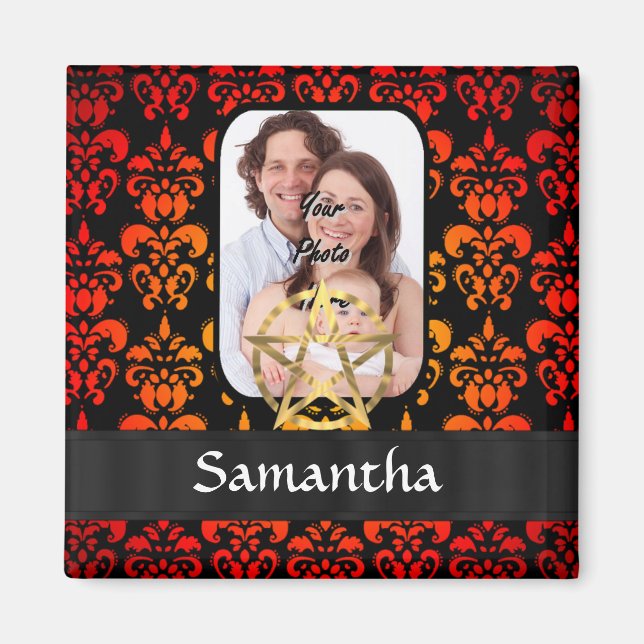 Imã Damasco e pentáculo (Frente)