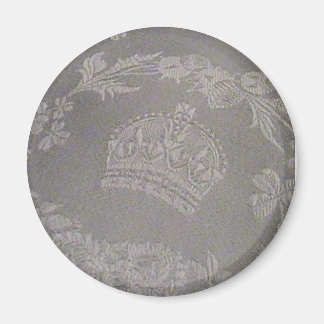 Imã Damasco Irlandês Antiquado com Coroa Real (Frente)