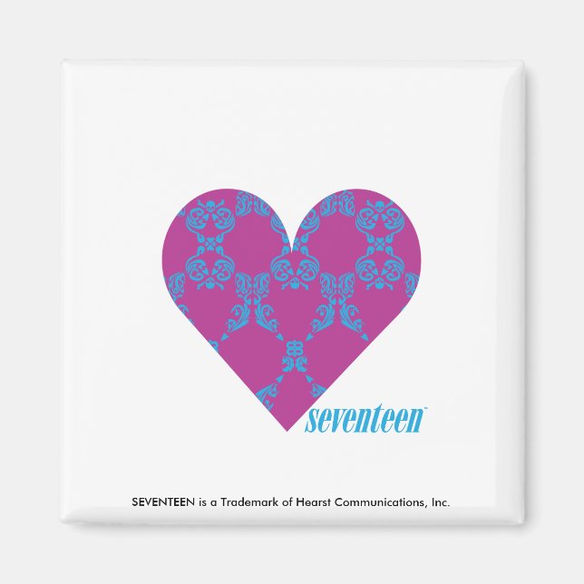 Imã Damask Aqua-Purple 4 (Frente)