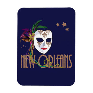 Ímã Damask New Orleans Mask Magnet