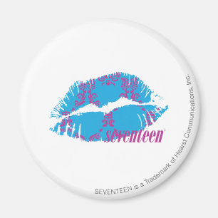 Imã Damask Purple-Aqua