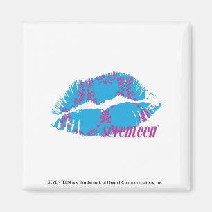 Imã Damask Purple-Aqua