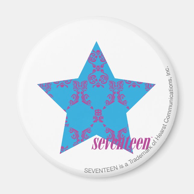 Imã Damask Purple-Aqua 2 (Frente)