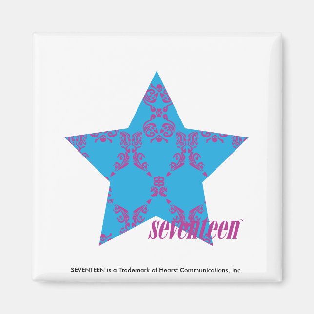 Imã Damask Purple-Aqua 2 (Frente)