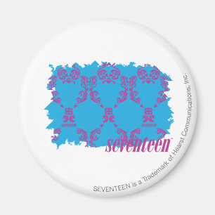 Imã Damask Purple-Aqua 4