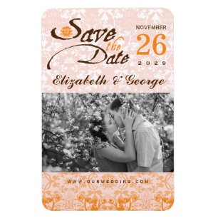 Ímã Damask Vintage Lace Salvar O Magnete De Fotografia