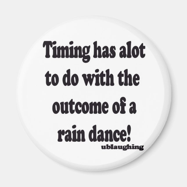 Imã dança da chuva (Frente)