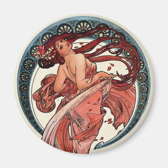 Imã Dança de Alfons Mucha 1898 (Frente)