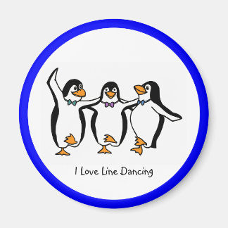 Imã Dança de linha: Pinguins dançantes