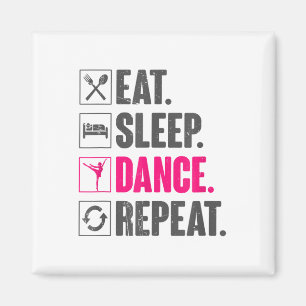 Imã Dança De Sono Repetir Dança De Dança Vintage Dança