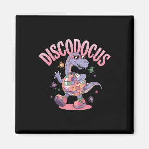 Imã Dança Disco Dinossauro Diplodocuments Dino Funny 7