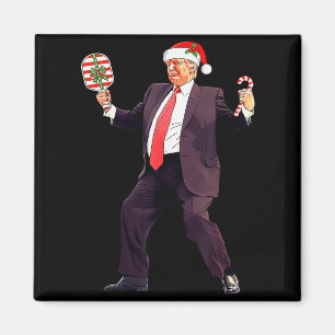 Imã Dança Divertida do Trump Papai Noel Natal Xmas Pic