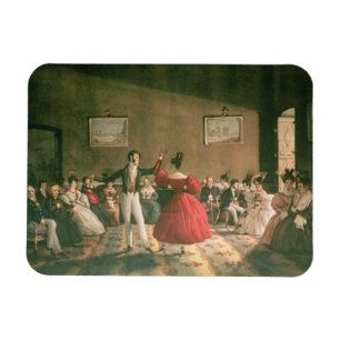 Ímã Dança em um Salão em Buenos Aires, c.1831 (c/c em