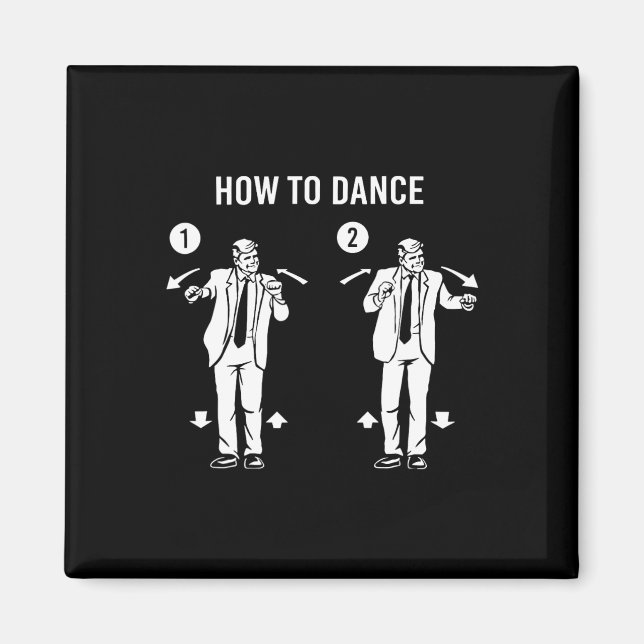 Imã Dança Engraçada do Trump Como Dançar  (Frente)