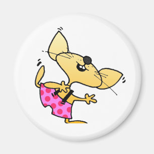 Imã Dança engraçada dos ratos dos desenhos animados