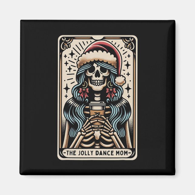 Imã Dança Mãe Natal Tarot Card Professora Dau (Frente)