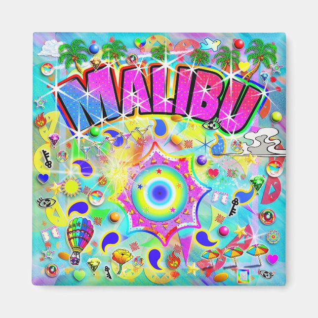 Imã Dança Mística de Malibu (Frente)