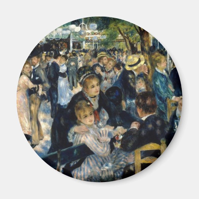 Imã Dança no Le Moulin de la Galette por Renoir (Frente)