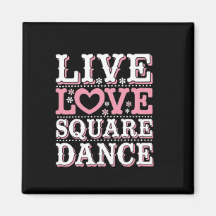 Imã Dança Quadrada de dança Quadrada Dançando Quadrado