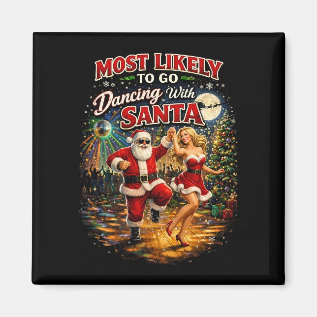 Imã Dançando com o Papai Noel (Frente)