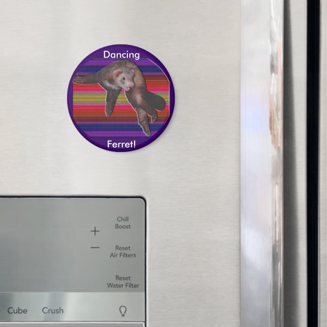 Imã Dançando o Ferret Magnet (In Situ (Fridge))