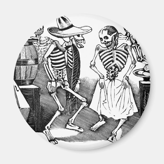 Imã "Dançando o Jarabe no outro mundo" (Frente)