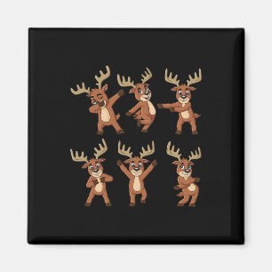 Imã Dançando Reindeer Dance Challenge Natal Boys Gi