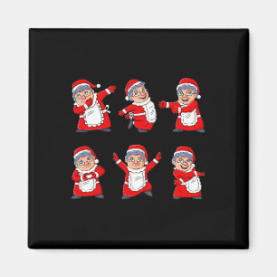 Imã Dançando Sra. Claus Dance Challenge Meninas Crianç