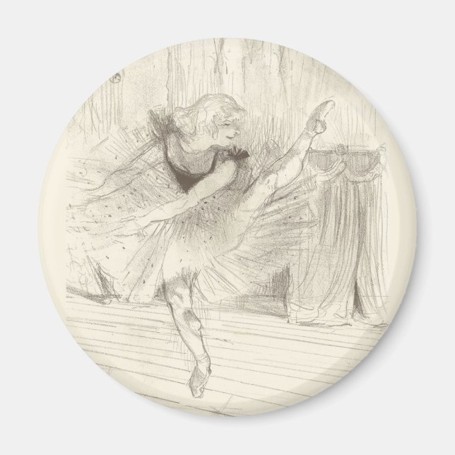 Imã Dançarina Balé, Toulouse-Lautrec (Frente)
