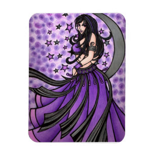 Ímã Dançarina de Bela-Lua Violeta