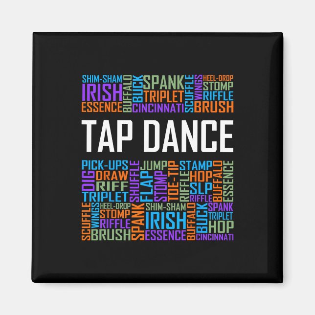 Imã Dançarinas De Tap Dançarinas Dançarinas Dançarinas (Frente)