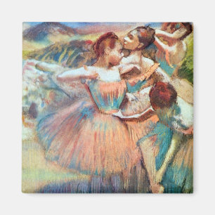 Imã Dançarinas em uma Paisagem de Edgar Degas