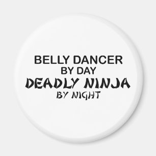 Imã Dançarino de barriga Ninja mortal em a noite