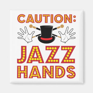 Imã Dançarino de Dança de Mãos Jazz de Cuidado