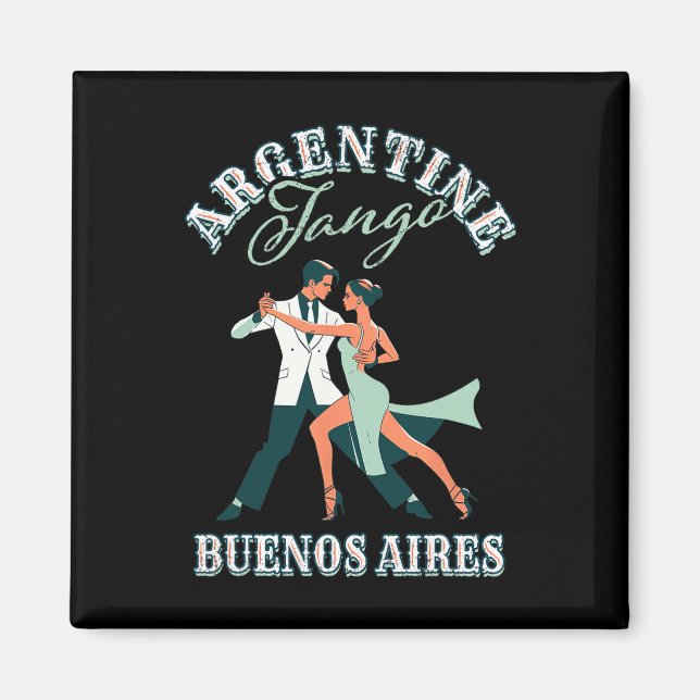 Imã Dançarino realizando Tango argentino Buenos A (Frente)