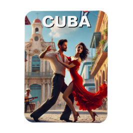 Ímã Dançarinos Cuba Cha-Cha
