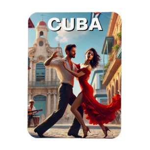 Ímã Dançarinos Cuba Cha-Cha