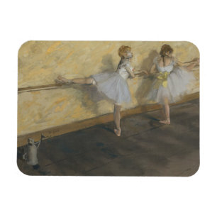 Ímã Dançarinos de Edgar Degas que praticam na barra