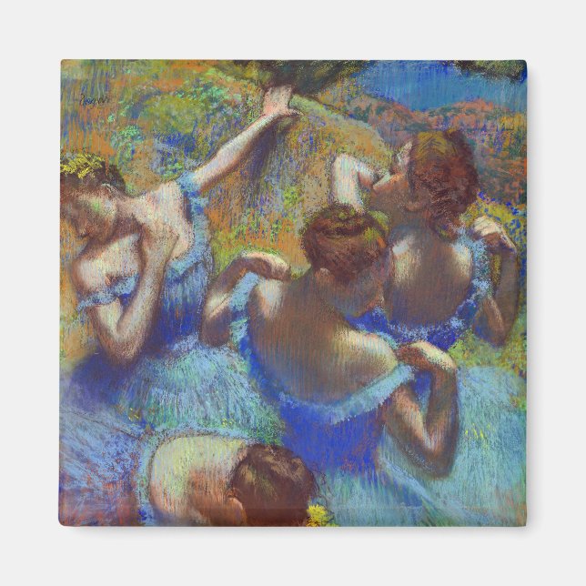 Imã Dançarinos em Azul, Edgar Degas (Frente)