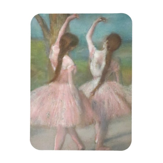 Ímã Dançarinos em Pink Edgar Degas (Vertical)