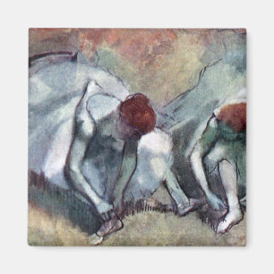 Imã Dançarinos Ligando Seus Calçados, Edgar Degas