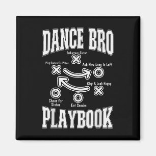 Imã Dance Brother Playbook Comp Engraçado Dançando Org