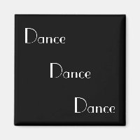 Dance Dance White em Preto