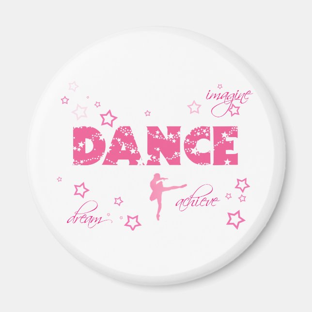 Imã Dance Imagine alcançar o sonho (Frente)
