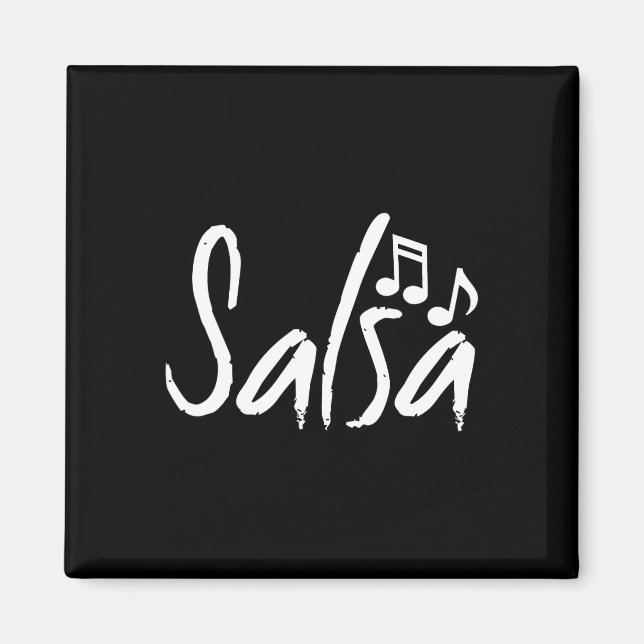 Imã Dance Shirt Salsa Engraçado Dançando Presentes (Frente)